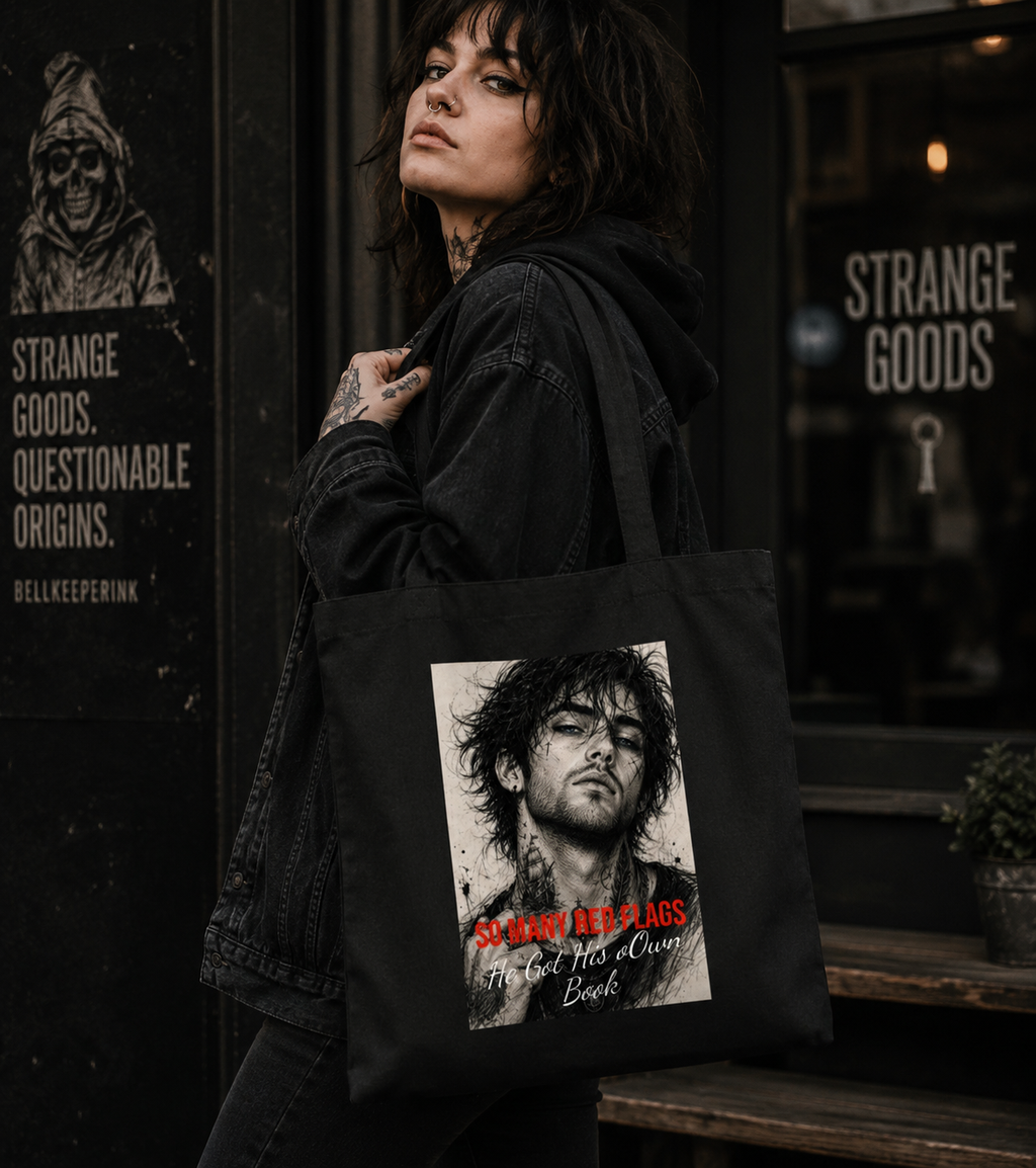 So Many Red Flags He Got His Own Book Tote Bag