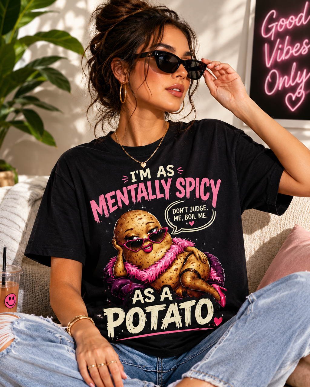 I'm As Mentally Spicy As A Potato T-Shirt